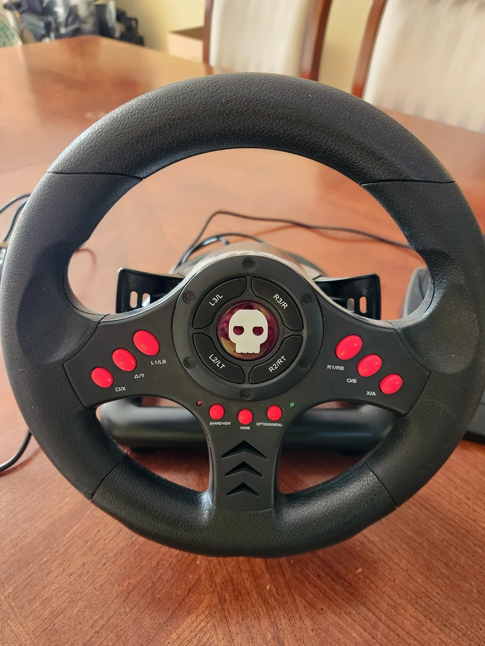 Numskull Racing Wheel Compatible With PS3,PS4, X-Box One And PC Platforms
